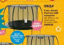 Bilka Nordic Premium 488 trampolin, DKK 3499.3 tilbud