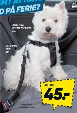 Bilka Jolly Paw sele, DKK 30 tilbud