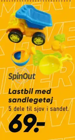 Bilka Lastbil med sandlegetøj, DKK 69 tilbud