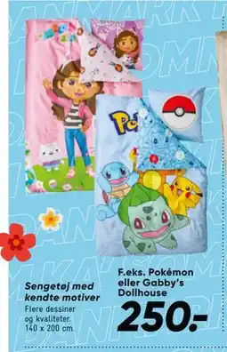 Bilka Sengetøj med kendte motiver, DKK 250 tilbud