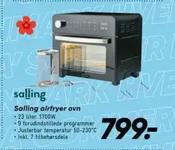 Bilka Salling airfryer ovn, DKK 799 tilbud
