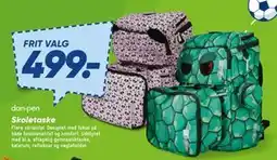 Bilka Skoletaske, DKK 499 tilbud