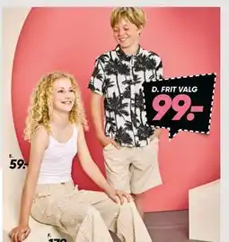 Bilka Skjorte eller shorts, DKK 99 tilbud