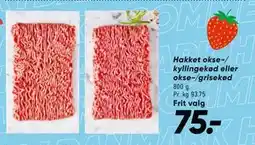 Bilka Hakket okse-/ kyllingekød eller okse-/grisekød, DKK 75 tilbud