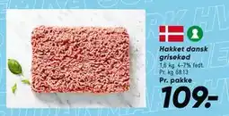 Bilka Hakket dansk grisekød, DKK 109 tilbud
