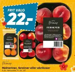 Bilka Nektariner, ferskner eller abrikoser, DKK 22 tilbud