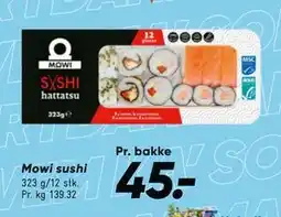 Bilka Mowi sushi, DKK 45 tilbud