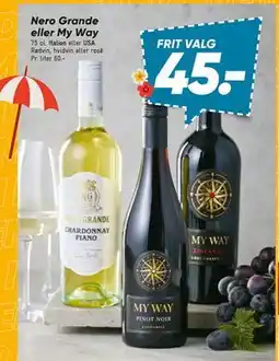 Bilka Nero Grande eller My Way, DKK 45 tilbud