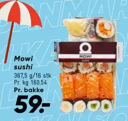 Bilka Mowi sushi, DKK 59 tilbud