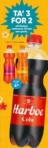 Bilka TA’ 3 FOR 2 på Harboe sodavand tilbud
