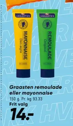 Bilka Graasten remoulade eller mayonnaise, DKK 14 tilbud
