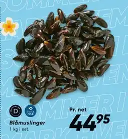 Bilka Blåmuslinger, DKK 44.95 tilbud