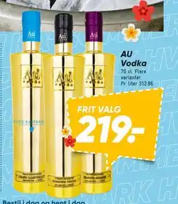 Bilka AU Vodka, DKK 219 tilbud