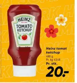 Bilka Heinz tomat ketchup, DKK 20 tilbud