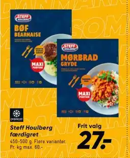 Bilka Steff Houlberg færdigret, DKK 27 tilbud