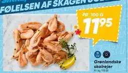 Bilka Grønlandske skalrejer, DKK 11.95 tilbud