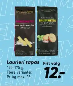 Bilka Laurieri tapas, DKK 12 tilbud
