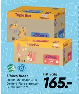 Bilka Libero bleer, DKK 165 tilbud