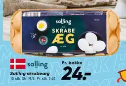Bilka Salling skrabeæg, DKK 24 tilbud