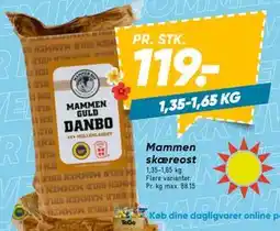 Bilka Mammen skæreost, DKK 119 tilbud