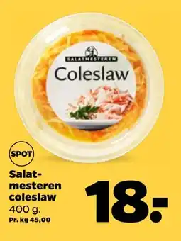Netto Salatmesteren coleslaw, DKK 18 tilbud