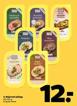 Netto 3-Stjernet pålæg, DKK 12 tilbud
