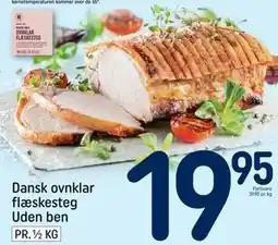 REMA 1000 Dansk ovnklar flæskesteg Uden ben, DKK 19.95 tilbud