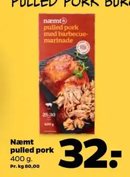 Netto Næmt pulled pork, DKK 32 tilbud