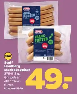 Netto Steff Houlberg storkøbspølser, DKK 49 tilbud