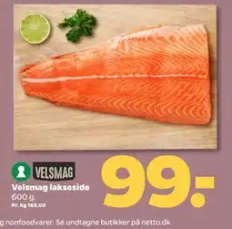 Netto Velsmag lakseside, DKK 99 tilbud