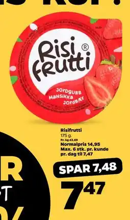 Netto Risifrutti, DKK 7.47 tilbud