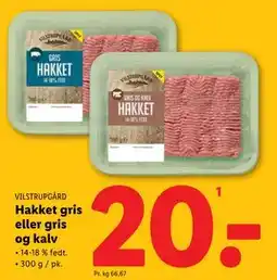 Lidl Hakket gris eller gris og kalv, DKK 20 tilbud