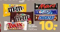 Netto Mars bar eller M&M's, DKK 10 tilbud