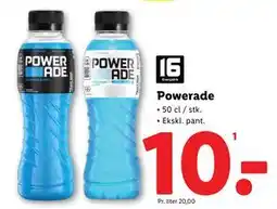 Lidl Powerade, DKK 10 tilbud