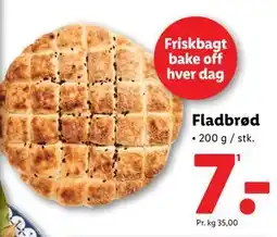 Lidl Fladbrød, DKK 7 tilbud