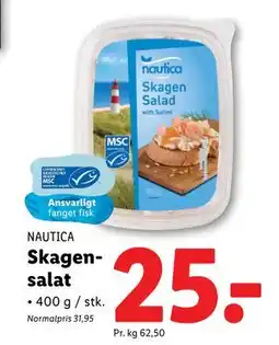 Lidl Skagensalat, DKK 25 tilbud
