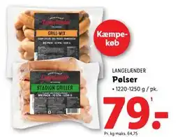 Lidl Pølser, DKK 79 tilbud