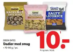 Lidl Dadler med smag, DKK 10 tilbud