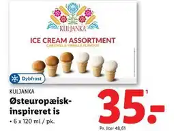 Lidl Østeuropæiskinspireret is, DKK 35 tilbud