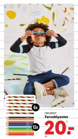 Lidl Farveblyanter, DKK 20 tilbud