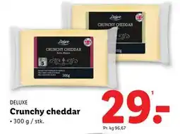 Lidl Crunchy cheddar, DKK 29 tilbud