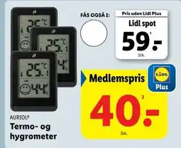 Lidl Termo- og hygrometer, DKK 59, App-pris tilbud