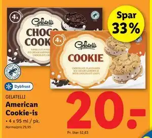 Lidl American Cookie-is, DKK 20 tilbud