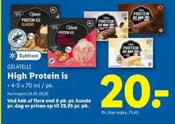 Lidl High Protein is, DKK 20 tilbud