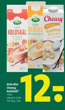Coop 365 Arla eller Cheasy koldskål* tilbud