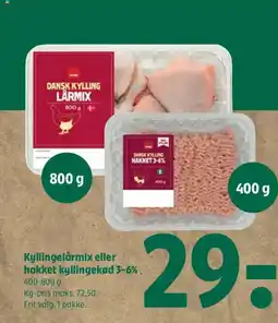 Coop 365 Kyllingelårmix eller hakket kyllingekød 3-6%. tilbud
