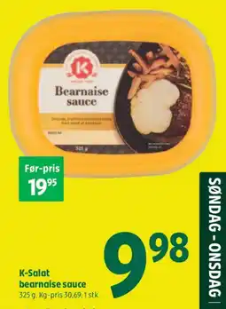 Coop 365 K-Salat Bearnaise sauce tilbud