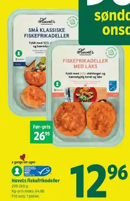 Coop 365 Havets fiskefrikadeller tilbud