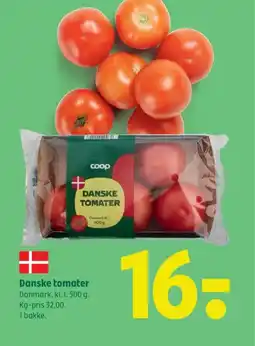 Coop 365 Danske tomater Danmark, kl. I. tilbud