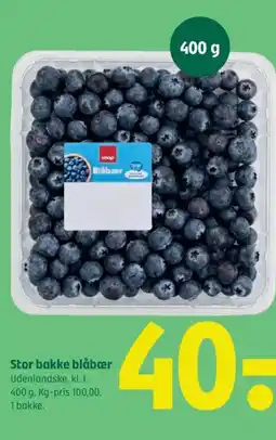 Coop 365 Stor bakke blåbær tilbud